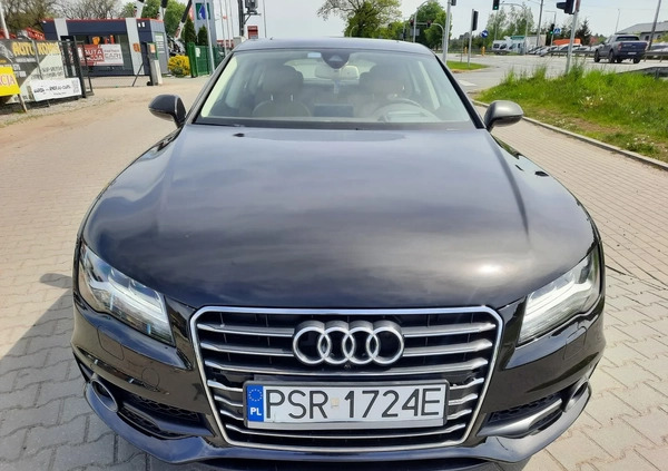 Audi A7 cena 69900 przebieg: 207030, rok produkcji 2013 z Krzanowice małe 781